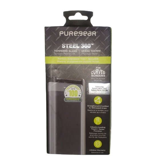 PureGear Steel 360 Tempered Glass for Samsung Galaxy Note10+ & Note10+ 5G - Picture 1 of 4
